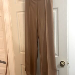 Tan Wearever wide leg pants